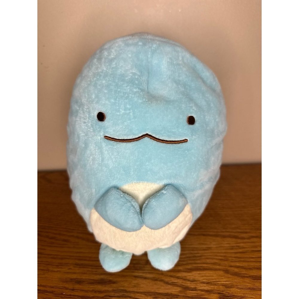 Sumikko Gurashi Plush Lizard - Adorable Dinosaur 8” Tall blue